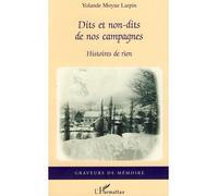 Dits et non-dits de nos campagnes – Histoires de rien – L'Harmattan
