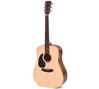 Ditson by Sigma D-10L - Guitare acoustique Dreadnought gaucher Série 10 - Naturel satiné