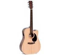 Ditson by Sigma DC-10E - Guitare électro-acoustique Dreadnought Série 10 - Naturel satiné G