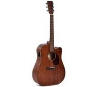 Ditson by Sigma DC-15E - Guitare électro-acoustique Dreadnought Série 15 - Naturel satiné G