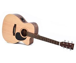 Ditson Guitare Naturelle 6 Cordes Électro-acoustique 000C-10E.