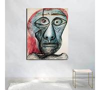 Dittelle Autoportrait Face à la mort Pablo Picasso Toile Peinture Salon Home Decor Moderne Mur Art Peinture À L'huile Affiche Photo 40x60cm Sans Cadre
