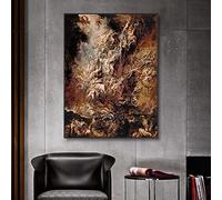 Dittelle La chute des damnés abstrait toile intérieur peintures imprime nordique esthétique affiches photos décor impressions sur toile 70x100 cm sans cadre