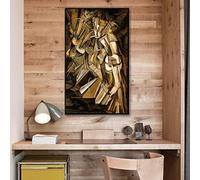 Dittelle Marcel Duchamp Nu Descendant un Escalier Morden Wall Art Print And Poster Canvas Painting Picture For Home Decor23.6 x 35.4" (60x90cm) Pas de cadre