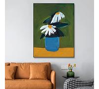 Dittelle Nicolas de Stael Abstrait Toile Peintures Fleurs Affiches et Gravures Mur Art Photo pour Salon Décoration Murale23.6 x 31.4" (60x80cm) Pas de cadre