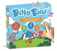DITTY BIRD Livre de l'alphabet amusant | Apprentissage ABC pour les tout-petits | Livres sonores pour les tout-petits de 1 à 3 ans et 2-4 ans | Chanson ABC | Livres de musique pour tout-petits de 1 à