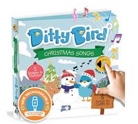 Ditty Bird | Cadeau de Noël pour Bébé | Livre Sonore de Noël avec Chansons et Comptines en Anglais Jingle Bells | Éducatif et Ludique - Livre Musical pour Enfants 1-4 Ans