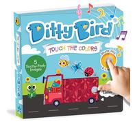 Ditty Bird Édition Couleurs: Livre Musical Tactile | Jouets Montessori, Ressources d'Apprentissage | Sensoriel pour Enfants 1-3 Ans | Livres Interactifs & Sonores Résistants pour Bébés.