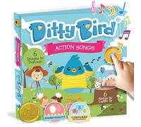 Ditty bird - livre musical sensoriel bébé: Chansons drôle, fun songs en anglais - pat a cake