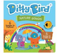 Ditty Bird : Livre musical sensoriel bébé des comptines sur les saisons, le jardin : I can sing a rainbow