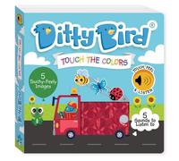 Ditty Bird : Livre musical sensoriel bébé des sons et matières pour apprendre les couleurs