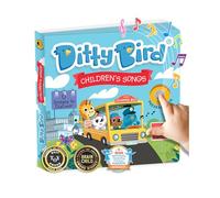 DITTY BIRD Livres musicaux: Comptines Amusantes, Les Roues du Bus. Interactifs, adaptés aux Tout-Petits de 1 à 3 Ans. Livres sonores Solides pour bébés.