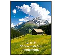 Ditwis Cadre 30x40 cm Noir, Adapté pour Posters, Photos et Puzzles, Grand Classique Cadre pour Salon, Bureau, Galerie Affichage Mural