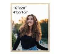 Ditwis Cadre 40x50 cm Couleur du bois, Grand Format pour Posters, Photos et Puzzles, Affichage Mural pour Salons, Bureaux et Galeries