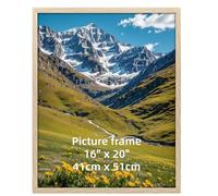 Ditwis Cadre 40x50 cm Couleur du bois, Grand Format pour Posters, Photos et Puzzles, Affichage Mural pour Salons, Bureaux et Galeries