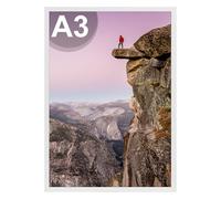 Ditwis Cadre A3 Blanc Adapté pour Posters, Photos et Puzzles, Grand Cadre pour Salon, Bureau, Galerie Affichage Mural