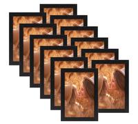 Ditwis Cadre Photo 10x15 Noir Lot de 12, Cadres Classique pour Photos, Images et Souvenirs, Horizontal ou Vertical sur le Mur ou la Table