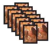 Ditwis Lot de 12 Cadre Photo 13x18 Noir, Cadres Classique MDF pour Photos, Images et Souvenirs, Horizontal ou Vertical sur le Mur ou la Table