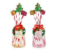 DIUFJAG 2 x 180 ML - Cherry Blossom/Osmanthus - Fleur de Cerisier Bâtonnets Parfumés avec 12 Bâtonnets,Diffuseur de Parfum Maison Pr Chambre,Salon,Salle de Bain,Bureau