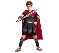 DiULi Costume de Soldat Romain pour Enfant, pour Halloween et Jeu de Rôle,L
