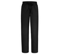 DiULi Pantalon Infirmière Professionnel,Pantalon Médical Confortable à Taille Élastique avec 4 Poches,Tissu Respirant et Élastique,pour Infirmières,Aides-Soignantes à l'Hôpital et en Clinique,Nior-L