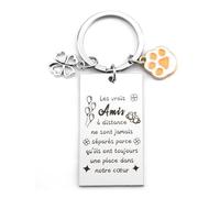 Diulinep Petit Cadeau Pas Cher, Moins De 10 Euros, Idée Cadeau Femme, Meilleure Amie, Colleague De Travail, Porte Clé