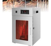 DIUNAOZI DéShydrateur Alimentaire 800 W avec Panneau de Commande LED,SéChoir Rotatif en Acier Inoxydable avec 14 Crochets,RéGlage de La TempéRature 86 à 194 °F pour Saucisses, Bacon Et Poulet