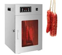 DIUNAOZI DéShydrateur Alimentaire Professionnel,Panneau De Commande LED,800 W, Rotation à 360°,Acier Inoxydable,14 Crochets, TempéRature RéGlable De 86 à 194 °F pour Saucisses, Bacon Et Poulet.