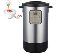 DIUNAOZI YaourtièRe éLectrique, Machine de Fermentation en Acier Inoxydable, ContrôLe du Temps Et de La TempéRature,Cuve Non Amovible,pour Usage Commercial,Domestique, Bar,Enzymes Et Vin. 18L