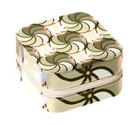 Diusye Petite boîte à bijoux pour bagues, boucles d'oreilles, colliers, bracelets, mini boîte à bijoux de voyage pour femmes et filles - Symbole d'éternité arménien