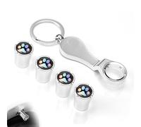 Diuyzoc Bouchons De Valve pour Pneus | Protection Antivol en Métal,Couvercles pour Tiges De Valve - pour L'Entretien des Roues De Voiture, Moto, Vélo, Camionnette Et SUV