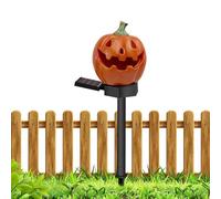 Diuyzoc Luminaire Solaire sur Piquet Design Citrouille,Éclairage Solaire Extérieur LED - Lanterne Halloween pour Pelouse Allée Camping Entrée Escalades Terrasse Arrière-Cour