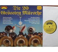 div. Künstler - Die 20 Grössten Märsche / ca. 1975 / Bildhülle / Arcade # ADE G 35 / Deutsche Pressung / 12" Vinyl Langspiel Schallplatte