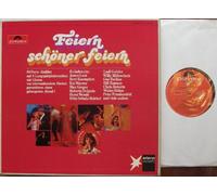 div. Künstler - Feiern schöner feiern / 60 Party-Knüller auf 6 Langspielschallplattenseiten mit Gästen von internationalem Format garantieren einen gelungenen Abend! / BOX mit 8seitiger illustrierter ORIGINAL Beilage / 1968 / stern musik / Polydor # 109528 bis 530 / Deutsche Pressung / 12" Doppel Langspiel Schallplatte