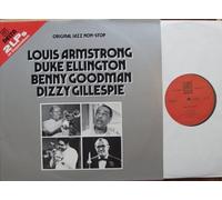 div. Künstler - ORIGINAL JAZZ NON-STOP / LOUIS ARMSTRONG / DUKE ELLINGTON / BENNY GOODMAN / DIZZY GILLESPIE / 2 LPs im Doppelalbum / / Klapp-Bildhülle / DELTA # DA 2095 / Deutsche Pressung / 12" Doppel Langspiel Schallplatte