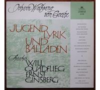 div. Künstler - QUADFLIEG, WILL / GINSBERG, ERNST / Johann Wolfgang von Goethe / JUGENDLYRIK UND BALLADEN / Bildhülle / Deutsche Grammophon # 43 008 / Deutsche Pressung / 12" Vinyl Langspiel Schallplatte /