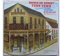 div. Künstler - TRAPANI, FRANK / DOWN IN HONKY TONK TOWN / MAISON BOURBON / Featuring FRANK TRAPANI / DIXIELAND JAZZ / RECORDED LIVE IN NEW ORLEANS, L.A. U.S.A / MAISON BOURBON COLLECTION VOLUME 1 NUMBER 6 / Bildhülle mit ORIGINAL INNENHÜLLE "6" gestempelt, noch fast vollständig von Verkaufsfolie umhüllt / MAISON BOURBON # 8069 / Deutsche Pressung / 12 Vinyl Lngspiel-Schallplatte /