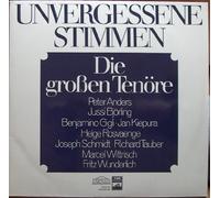 div. Künstler - UNVERGESSENE STIMMEN / Die großen Tenöre / ca. 1970 ??? / Klapp-Bildhülle / PARNASS # 62 529 und 62 530 / Deutsche Pressung / 12" Vinyl Doppel-Langspiel Schallplatte / Peter Anders / Jussi Björling / Benjamino Gigli / Jan Kiepura / Helge Rosvaenge / Joseph Schmidt / Richard Tauber / Marcel Wittrisch / Fritz Wunderlich