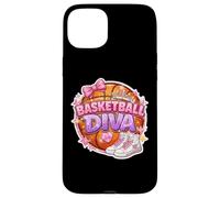 Diva de Basket-Ball, joueuse, Amante, entraîneuse, Fan, Maman, mère Coque pour iPhone 15 Plus