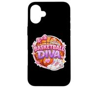 Diva de Basket-Ball, joueuse, Amante, entraîneuse, Fan, Maman, mère Coque pour iPhone 16 Plus