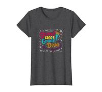 Diva de deuxième année : Sassy School Star pour Jeunes apprenants T-Shirt, Femme, Chiné Foncé, M