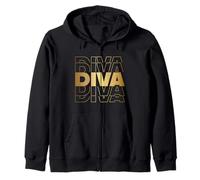 Diva Melanin Greatness Black History Sweat à Capuche