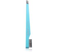 Diva & Nice Cosmetics Accessories pince à épiler oblique avec brosse Turquoise 1 pcs