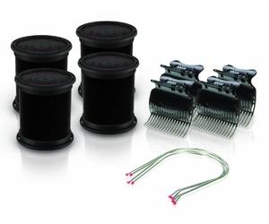 Diva Professional Styling Lot de 4 bigoudis Session Instant Heat, Ø 50 mm