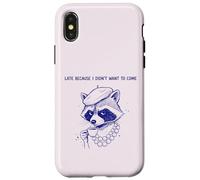 Diva Raccoon est en Retard Parce Que Je ne voulais Pas Venir Coque pour iPhone X/XS
