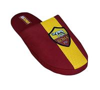 DIVA SPORT Chaussons en coton AS Roma Football Produit officiel, rouge, 41 EU