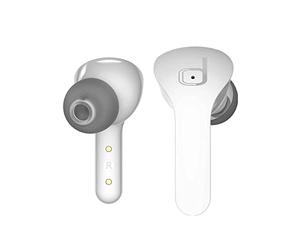 Divacore Twist - Écouteurs sans Fil instinctifs - Écran Digital LED - 28h de liberté - Commandes vocales - Protection IPX4 (Blanc)