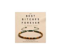 DivaGlamz Bracelet à code morse pour femme, réglable en œil de tigre naturel et perles turquoise africaine, empilable, bijoux de motivation avec message caché, cadeau, Grand, Acier inoxydable, Pas de