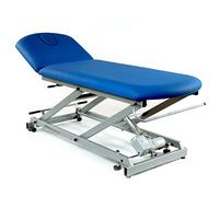 Divan d'examen électrique 2 plans CE-2127-A Mobercas - Largeur 62 cm - Roulettes escamotables