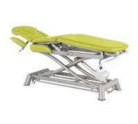 Divan d'examen électrique 3 plans avec accoudoirs Ecopostural - C7931 + tabouret offert